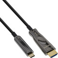 InLine® USB Display AOC Kabel, USB-C Stecker zu HDMI Stecker, 25m - 64225A