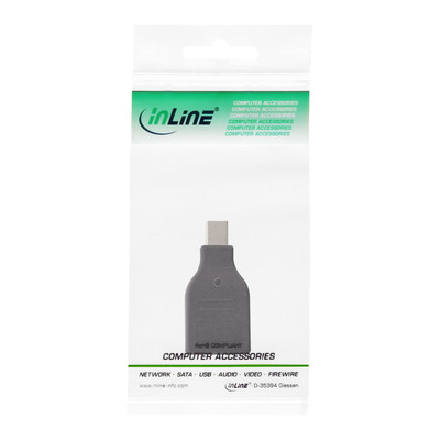 InLine® DisplayPort Adapter, mini DisplayPort Stecker auf DisplayPort Buchse, 4K (Produktbild 3)