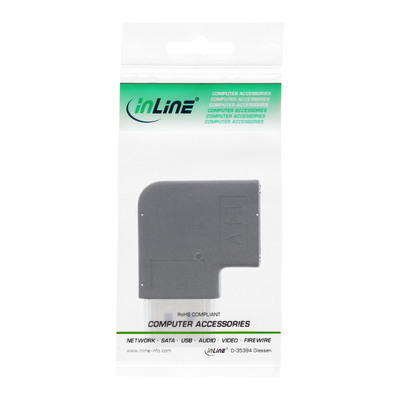 InLine® DisplayPort Adapter, DisplayPort Stecker / Buchse links gewinkelt  (Produktbild 5)