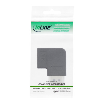 InLine® DisplayPort Adapter, DisplayPort Stecker / Buchse rechts gewinkelt  (Produktbild 5)