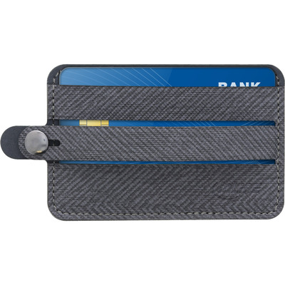 InLine® Smartphone Kreditkarten-Tasche, mit Handschlaufe, schwarz (Produktbild 2)