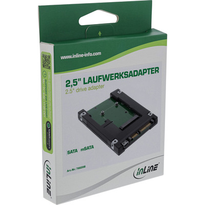 InLine® Laufwerksadapter 2,5, SATA auf mSATA SSD (Produktbild 3)