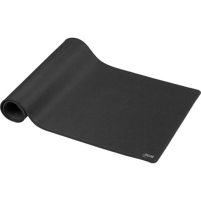 InLine® Maus-Pad XL Schreibtischunterlage, schwarz, 900x400x2mm (Produktbild 3)