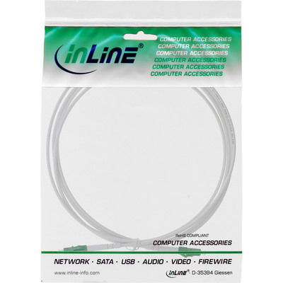 InLine® LWL Simplex Kabel, FTTH, LC/APC 8° zu LC/APC 8°, 9/125µm, OS2, 50m (Produktbild 2)