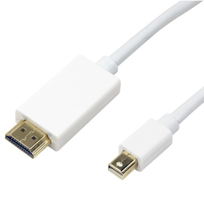 Mini-DisplayPort (Thunderbolt) -- Anschlusskabel auf HDMI, St.-St., weiß,, ICOC-MDP-020H (Produktbild 1)