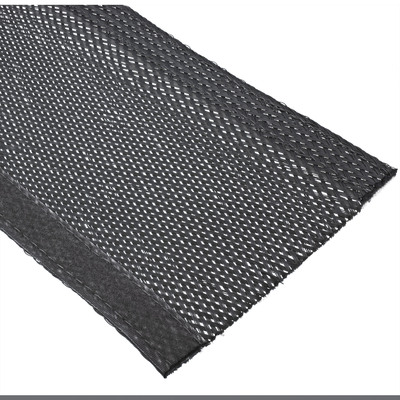 InLine® Kabelschlauch, Gewebeschlauch mit Klettverschluss, 1m x 40mm schwarz (Produktbild 1)