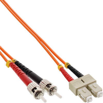 InLine® LWL Duplex Kabel, SC/ST, 50/125µm, OM2, 3m (Produktbild 1)