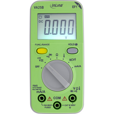 InLine® Multimeter mit Auto-Range, Pocketformat