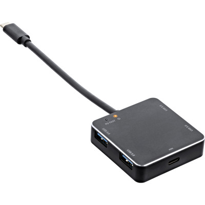 InLine® USB 3.1 Hub, USB-C zu 4 Port USB-A mit PD bis 60W (Produktbild 1)